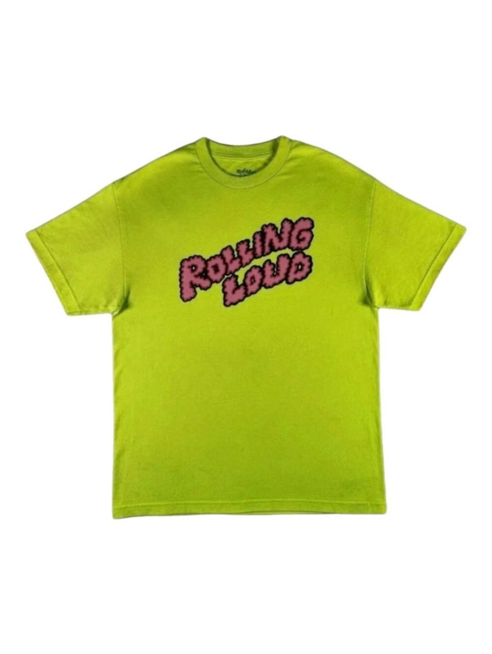 ROLLING LOUD Music Festival Graphic Tee Neon Bubble Letter XL Hip Hop Retro